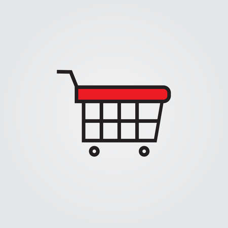 shopping cart iconのイラスト素材