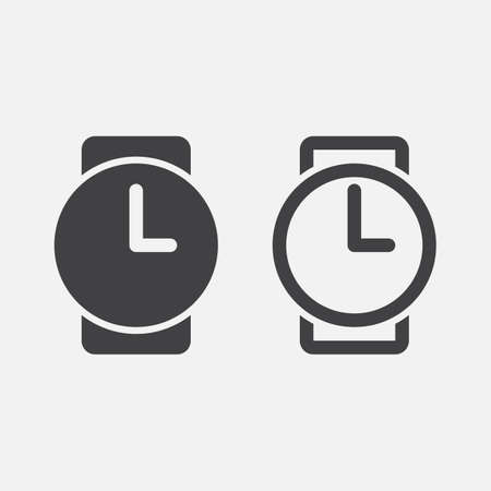 wristwatch iconのイラスト素材