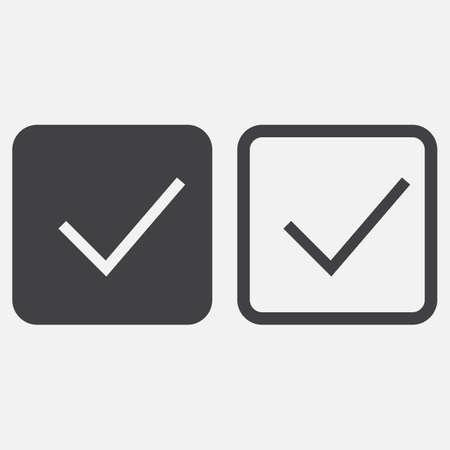 Check mark iconのイラスト素材