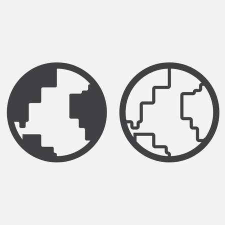 Globe iconのイラスト素材