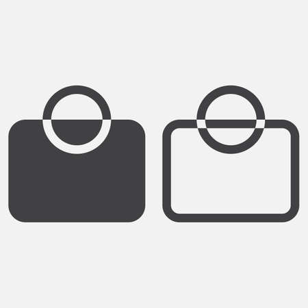 Shopping bag iconのイラスト素材
