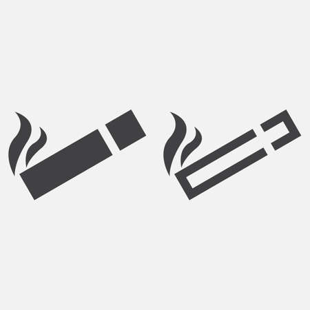 smoking area iconのイラスト素材