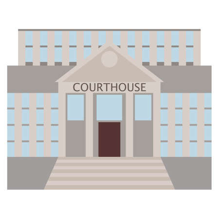 Courthouse building icon.のイラスト素材