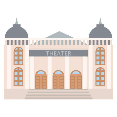 Dramatic theater building icon.のイラスト素材
