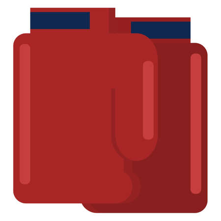 Boxing gloves icon, vector illustration icon, vector illustration flat style design isolated on white. Colorful graphics.のイラスト素材