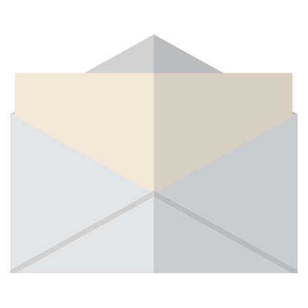 Envelope flat icon, vector sign, colorful pictogram isolated on white. Symbol, logo illustration. Flat style design.のイラスト素材