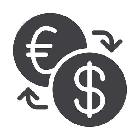 Currency exchange icon.のイラスト素材