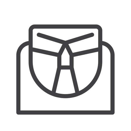 School uniform iconのイラスト素材