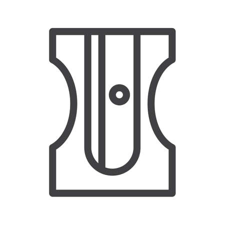 Sharpener line icon.のイラスト素材