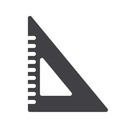 Set square icon.のイラスト素材