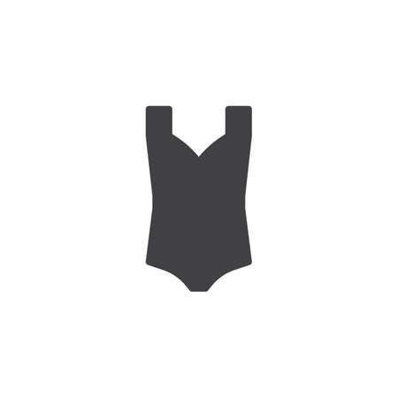 Woman underwear icon vector, filled flat sign, solid pictogram isolated on white. Symbol, logo illustration.のイラスト素材