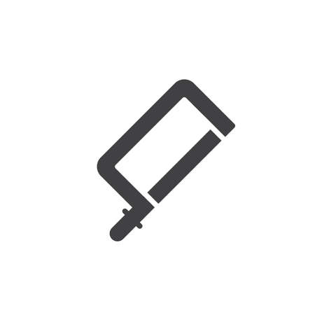 Jig saw icon vector, filled flat sign, solid pictogram isolated on white. Symbol, logo illustration.のイラスト素材