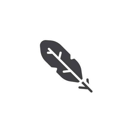 Feather icon.のイラスト素材