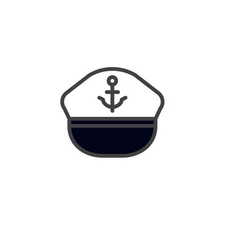 Marine hat icon.のイラスト素材