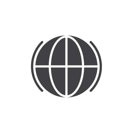 Globe icon vector.のイラスト素材