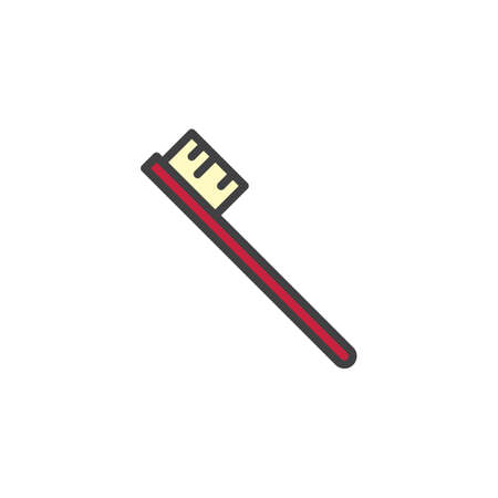 Toothbrush filled outline iconのイラスト素材