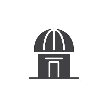 Shop building icon vector, filled flat sign, solid pictogram isolated on white. Store symbol, logo illustration.のイラスト素材