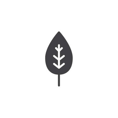 Leaf vector icon.のイラスト素材