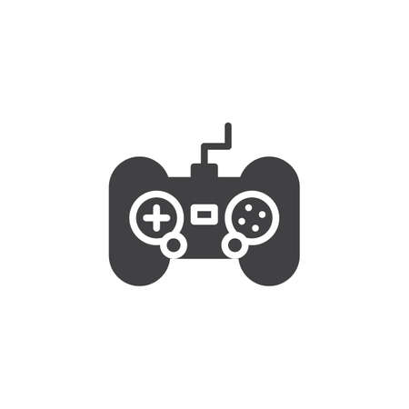 Gamepad vector icon. filled flat sign for mobile concept and web design. Joystick game controller...