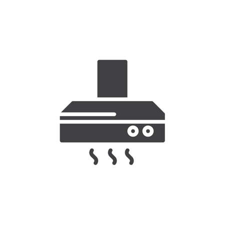 Exhaust hood vector icon. filled flat sign for mobile concept and web design. Kitchen ventilation simple solid icon. Symbol, logo illustration. Pixel perfect vector graphicsの写真素材