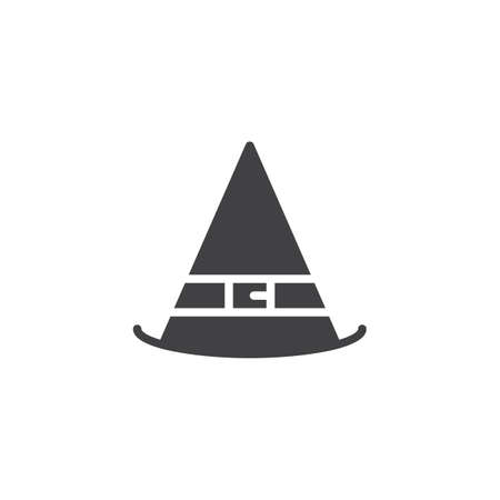 Witch hat vector icon.のイラスト素材