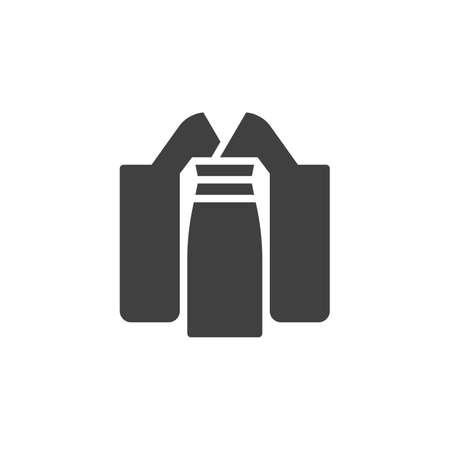 Kimono dress vector iconのイラスト素材