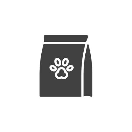 Pet food package vector iconのイラスト素材