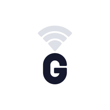 GPRS network connection flat iconのイラスト素材