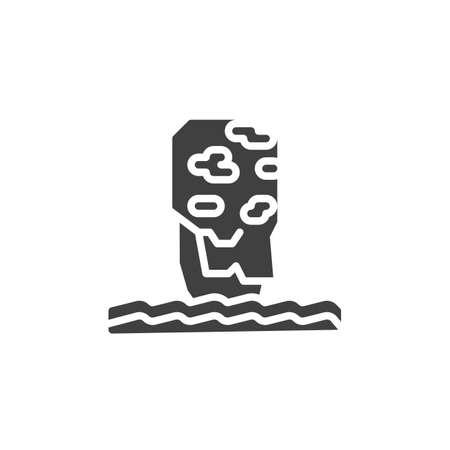 Phang Nga Bay vector iconのイラスト素材