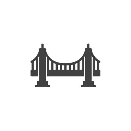 Bridge vector iconのイラスト素材