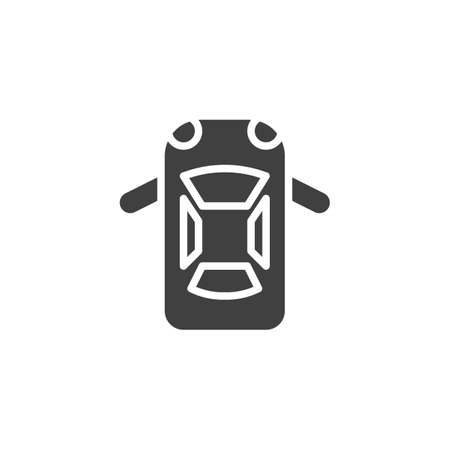 Open doors indicator vector iconのイラスト素材