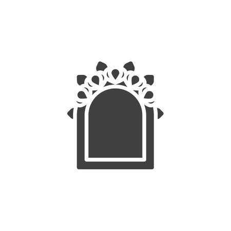 Blank picture frame vector iconのイラスト素材
