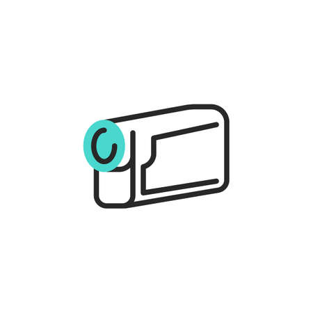 Video camera line iconのイラスト素材