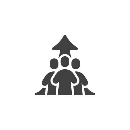 Team coaching vector iconのイラスト素材