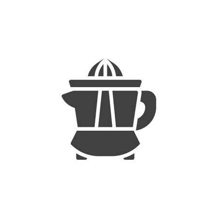 Electric citrus juicer vector iconのイラスト素材