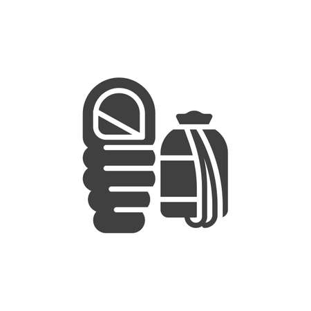 Sleeping bag vector iconのイラスト素材