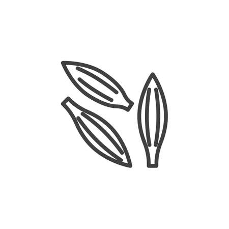 Caraway seed line iconのイラスト素材