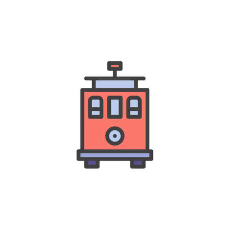 Construction truck filled outline iconのイラスト素材