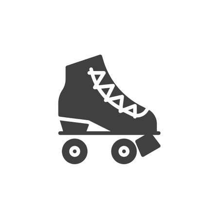 Roller skate vector iconのイラスト素材