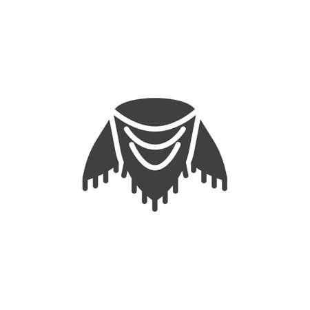 Cowboy scarf vector iconのイラスト素材