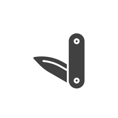Pocket knife vector iconのイラスト素材
