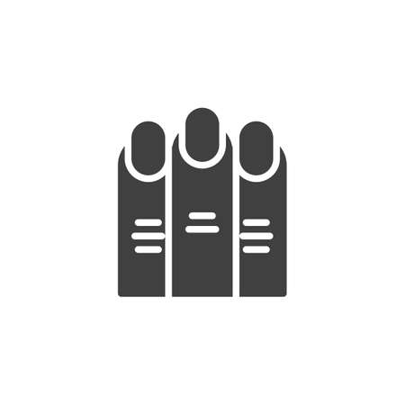 Manicure fingers vector iconのイラスト素材