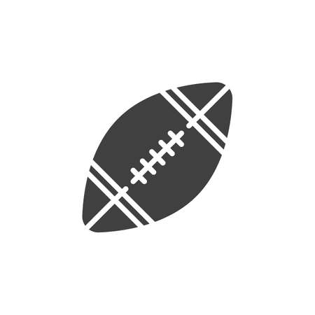 Rugby ball vector iconのイラスト素材