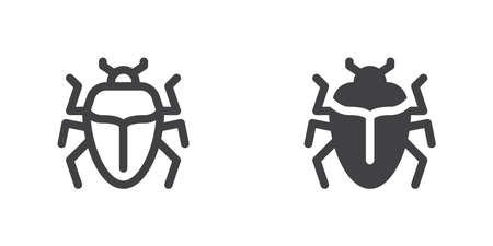 Bug, beetle iconのイラスト素材