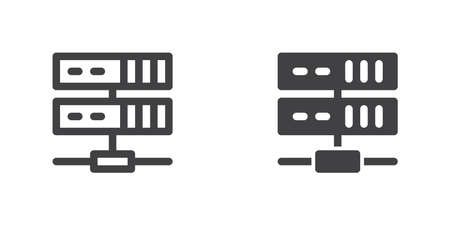 Data server iconのイラスト素材