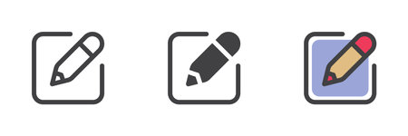 Edit document different style icon set