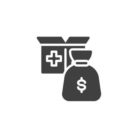 Sponsorship and charity vector iconのイラスト素材