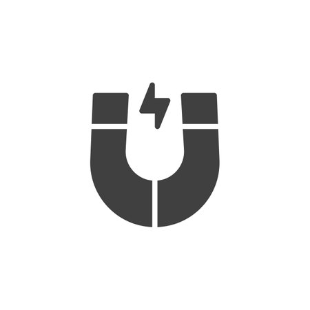 Magnet vector iconのイラスト素材