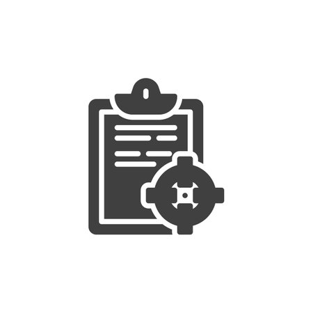 Focus task vector iconのイラスト素材