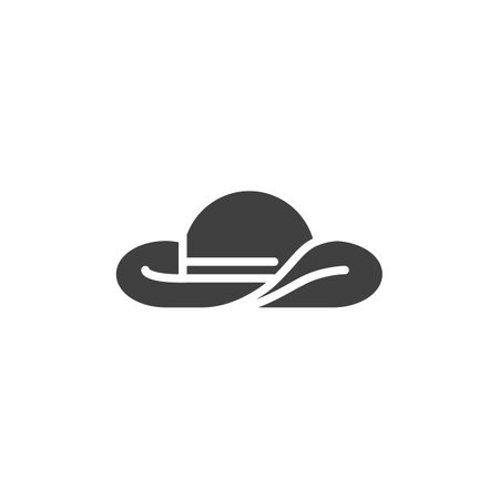 Pamela hat vector iconのイラスト素材